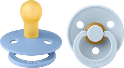 Colour İkili Kauçuk Emzik- Sky Blue/Baby Blue 0-6 Ay