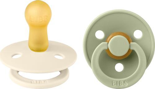 Colour İkili Kauçuk Emzik-Ivory/Sage 6-18 Ay