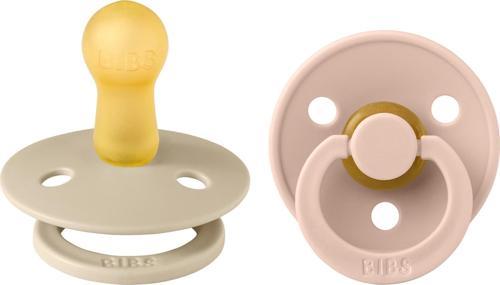 Colour İkili Kauçuk Emzik-Vanilla/Blush 6-18 Ay