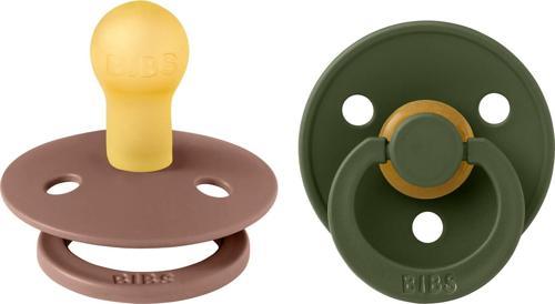 Colour İkili Kauçuk Emzik-Woodchuck/Hunter Green 0-6 Ay