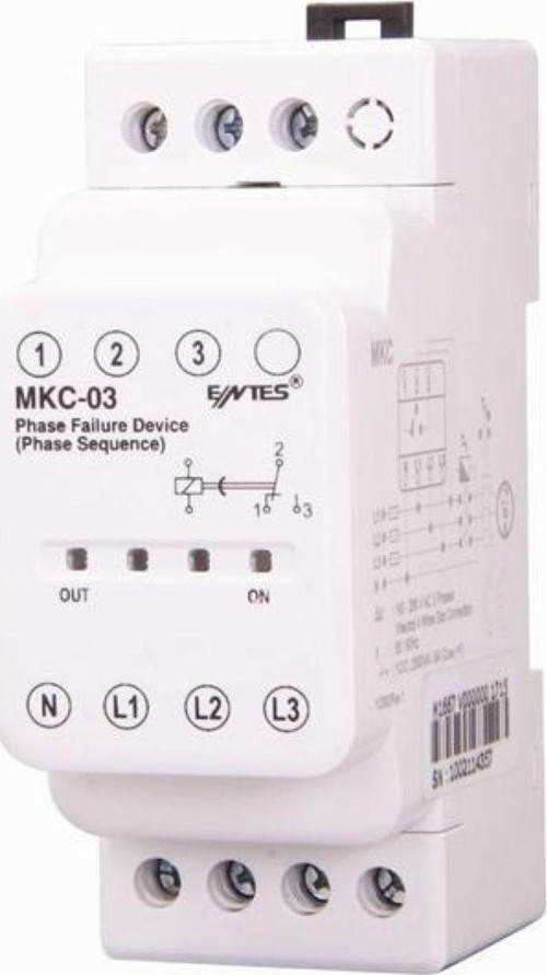 Mkc-03 Faz Sıralı Motor Koruma Rölesi Ray Montaj, M1667