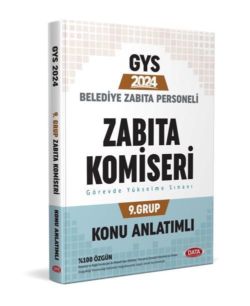 Data Yayınları 2024 Belediye Zabıta Personeli Zabıta Komiseri 1. Grup Konu Anlatımı