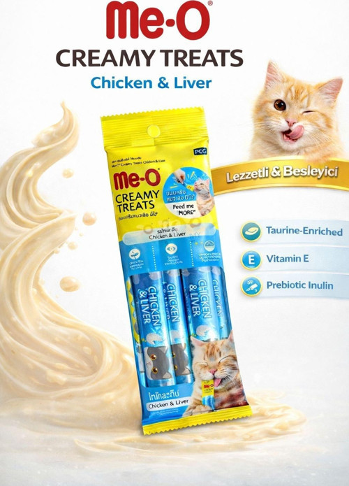 ME-O KEDİ TAVUKLU VE CİĞERLİ 15GR X 4 12Lİ