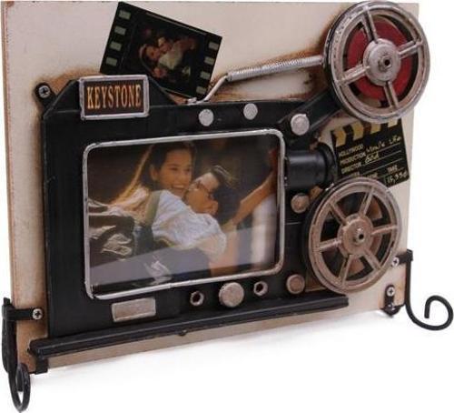 Dekoratif Metal Çerçeve Sinema Projektörü Dekorlu Hediyelik