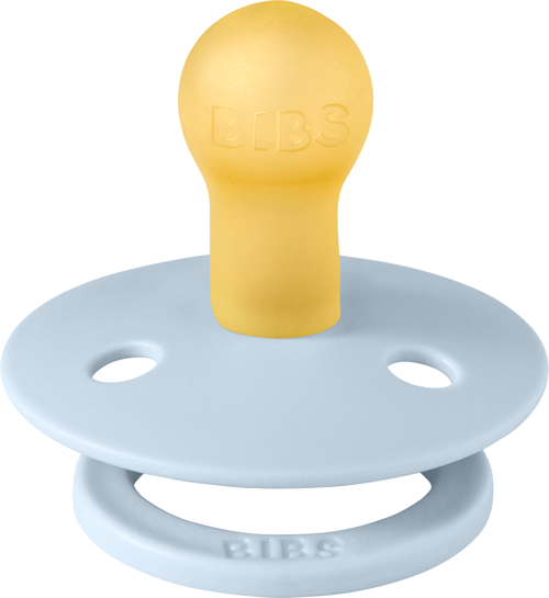 BIBS Colour Kauçuk Emzik - Baby Blue