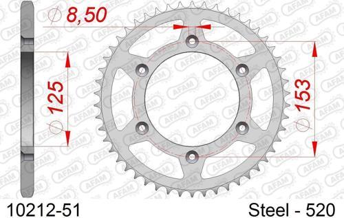 HONDA CRF450 R ÇELİK ARKA DİŞLİ 520 X 51