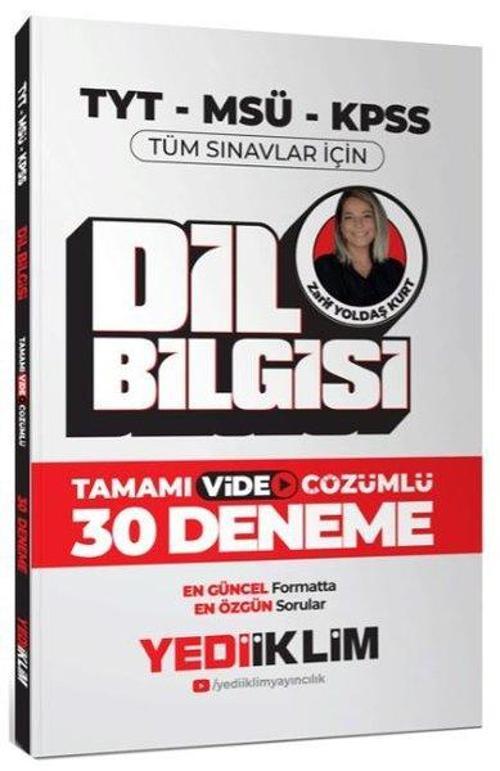 2024 TYT - MSÜ - KPSS Dil Bilgisi Tamamı Video Çözümlü 30 Deneme