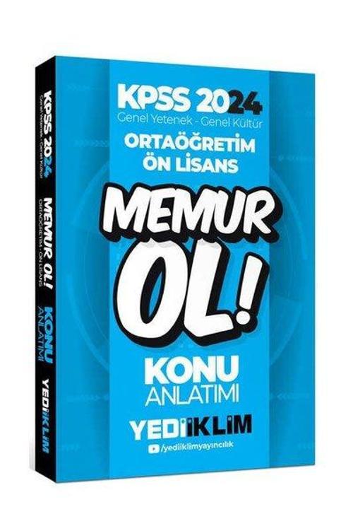 2024 KPSS Ortaöğretim - Önlisans Memur Ol Konu Anlatımı (5 Ders Tek Kitap)