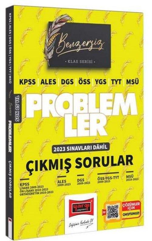 2024 KPSS ALES DGS ÖSS YGS TYT MSÜ Benzersiz Problemler Son 15 Yıl Çıkmış Sorular (2023 Sınavları Da