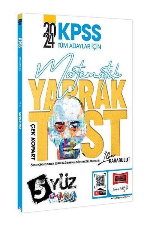 2024 KPSS Tüm Adaylar İçin 5Yüz Matematik Çek Kopart Yaprak Test
