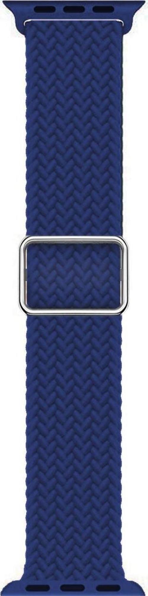 Apple Watch Series 5 40mm Kordon Braided Loop Band Lacivert