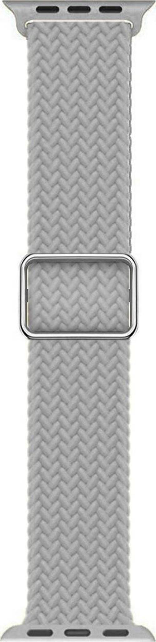 Apple Watch Series 5 40mm Kordon Braided Loop Band Gri