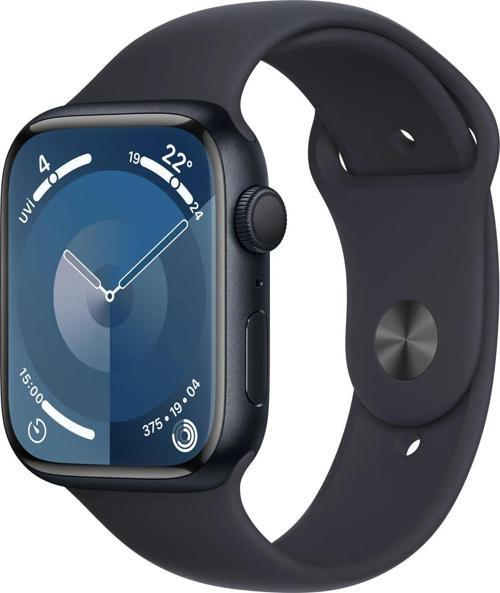 Watch S9 45 mm Midnight Al Midnight SB M/L GPS MR9A3TU/A