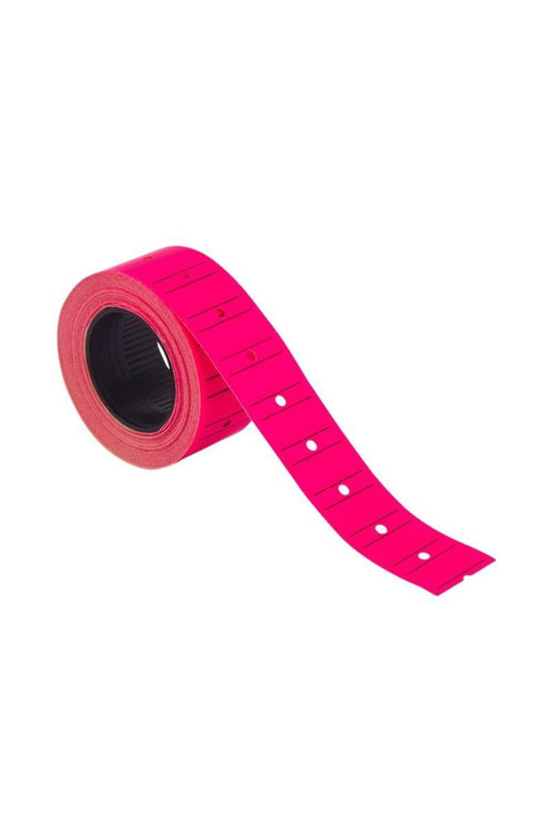 Motex Etiket 12x21 Mm Fosforlu Pembe