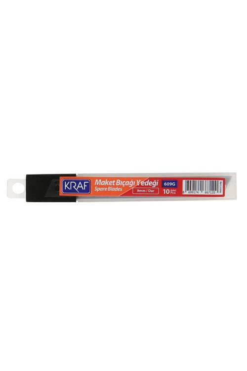 Maket Bıçağı Yedeği Dar 10'lu 609g