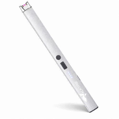 USB Şarjlı Elektrikli Arc Çakmak | Gazsız | Rüzgar Kırıcı | Çift Emniyetli | Gümüş Renk