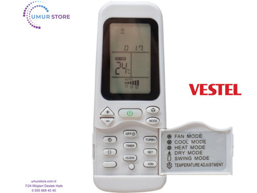 Vestel DXP-18 Klima Kumandası