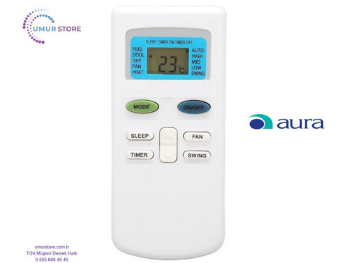 Aura TAC-18 CH SA/KEI Uyumlu Klima Kumandası