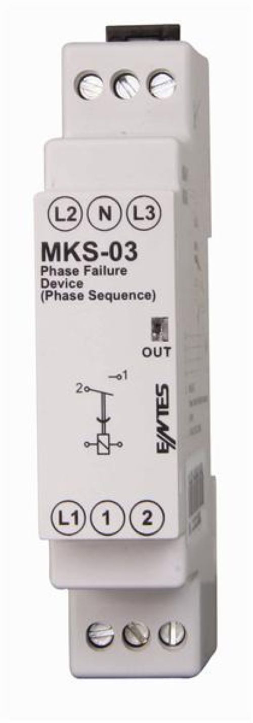 Mks-03 Faz Sıralı Motor Koruma Rölesi Yassı Tip, M1132