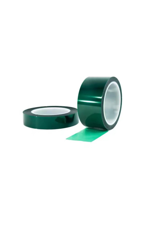 Isıya Dayanıklı Yeşil Polyester Bant Maskeleme Bandı 38mm X 66mt