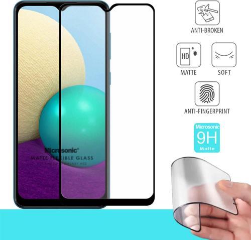 Samsung Galaxy A02 Seramik Matte Flexible Ekran Koruyucu Siyah