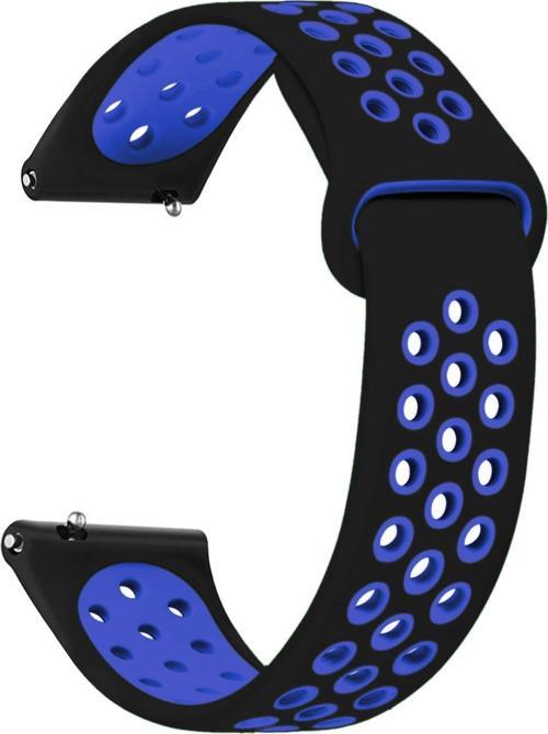 Garmin Venu 2 Plus Rainbow Sport Band Kordon Siyah Mavi