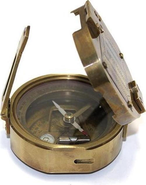 Pirinç Pusula Dekoratif Hediyelik