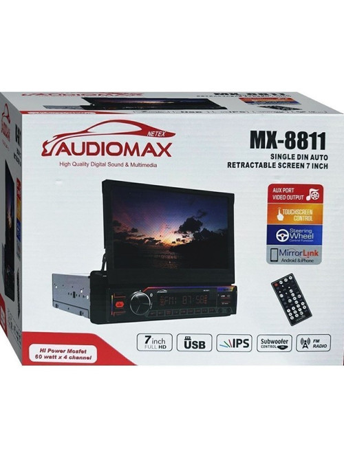 8810 Indash 7 Inch Double Teyp Uyumlu Bluetooth Mirror-Usb-Sd-Aux Uyumlu