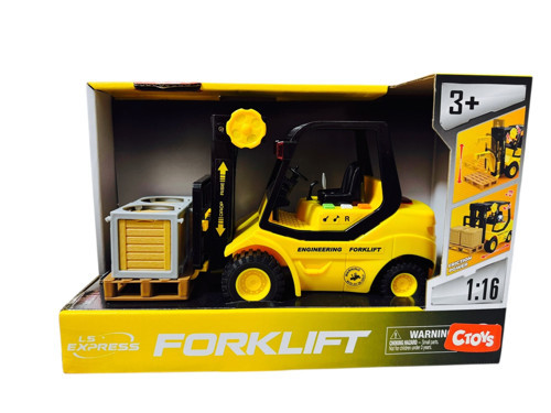 Sürtmeli Işıklı ve Sesli Müzikli Forklift 1:16 22 Cm