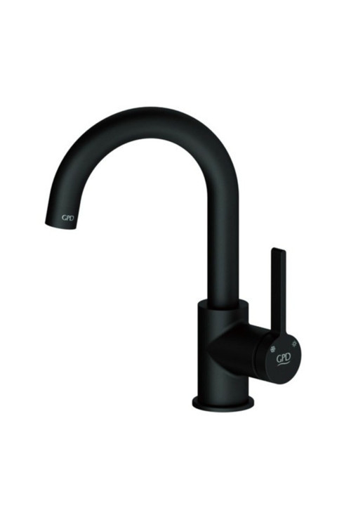 Gildo Mtl165-S Tek Gövde Lavabo Bataryası Siyah