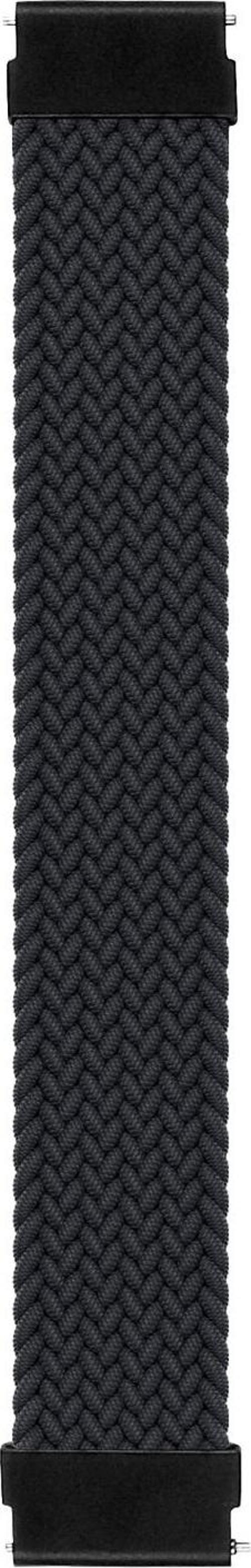 Amazfit GTS 4 Mini Kordon, (Large Size, 165mm) Braided Solo Loop Band Siyah