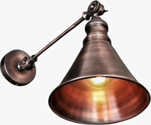 Retro Rustik Metal Akrobatik Mafsallı Bakır Eskitme Kaplama Dekoratif Duvar Aplik