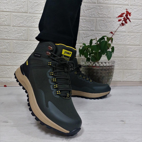 29652 Haki Waterproof Kaymaz Rahat Erkek Bot