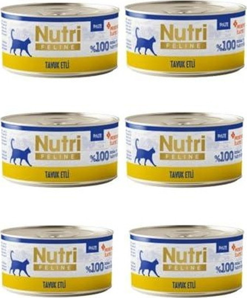 Pürüzsüz Lezzet: Tavuk Etli Tahılsız Pate (6x70g) - Ezme Kıvamında Yaş Mama