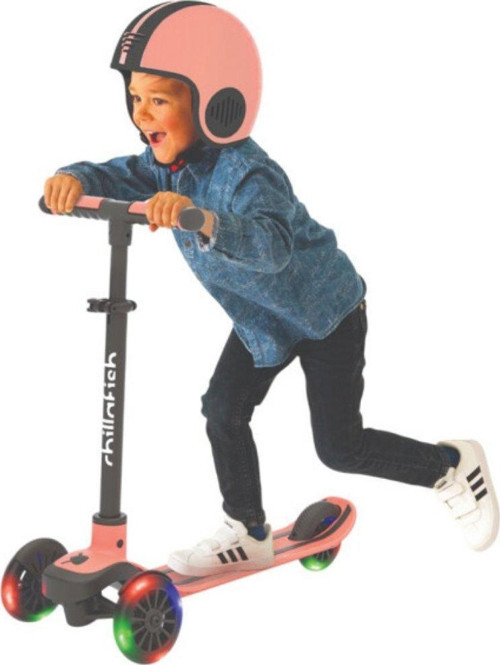 Scotti Glow 3 Tekerlekli Işıklı Scooter - Flamingo