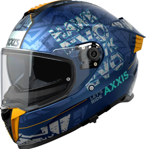 Motosiklet Kask Hawk Lets Rıde B7 Full Face Güneş Vizörlü Motor Kaskı