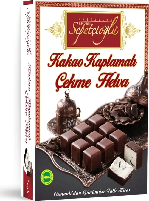 Kastamonu Meşhur Sepetçioğlu Kakao Kaplamalı Çekme Helva 320G