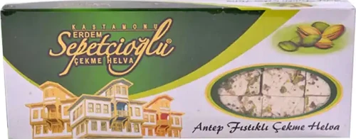 Kastamonu Meşhur Sepetçioğlu Antep Fıstıklı Çekme Helva 410 G