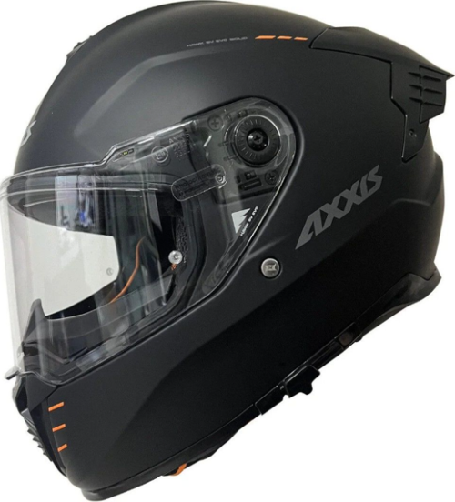 Motosiklet Kask Hawk Mat Siyah Full Face Güneş Vizörlü Motor Kaskı