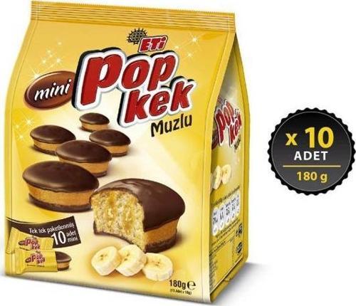 Popkek Mini Muzlu 180 gr x 10 Adet