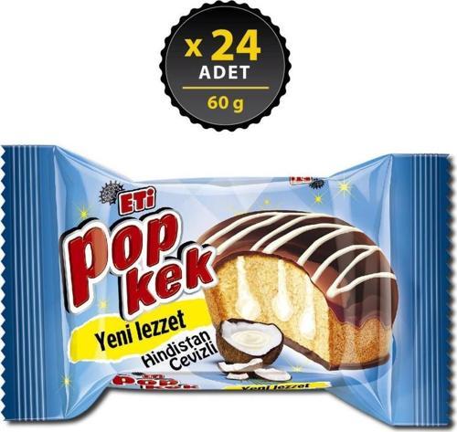 Popkek Hindistan Cevizli 60 gr x 24 Adet