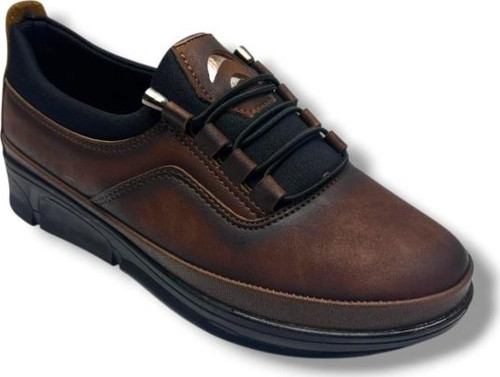 1170-26 Yağlı Deri Anatomik Slip On Comfort Kadın Ayakkabı