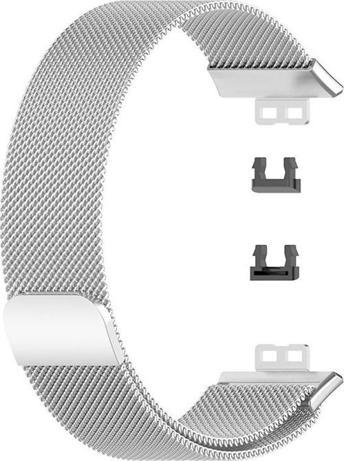 Huawei Watch Fit Milanese Loop Kordon Gümüş