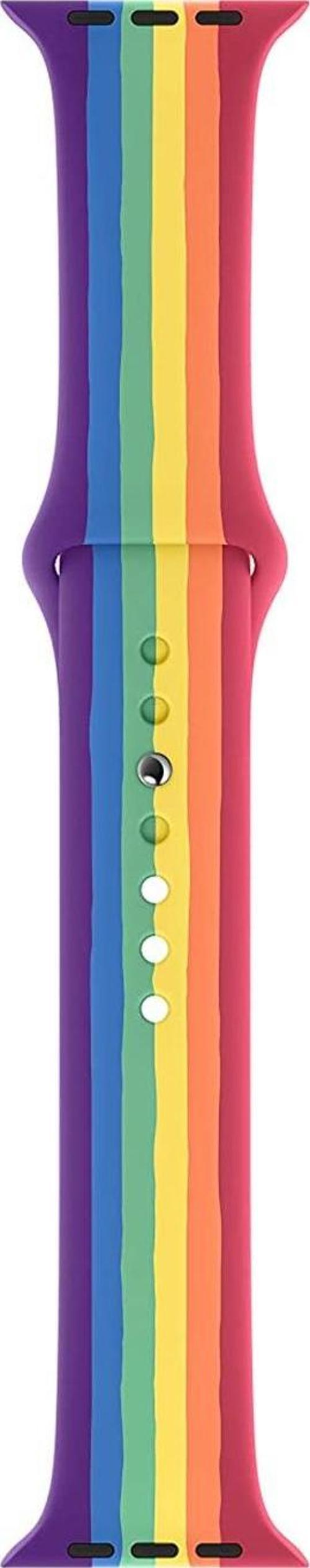 Apple Watch Series 5 44mm Silikon Kordon Pride Edition