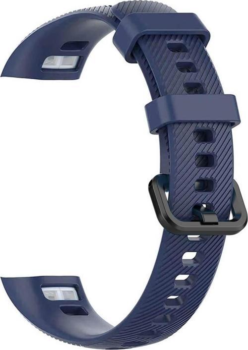 Huawei Honor Band 5 Kordon, Silicone Sport Band Lacivert
