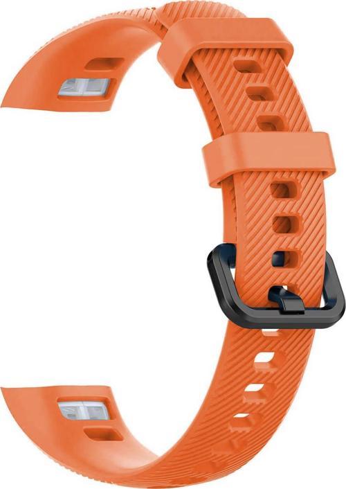 Huawei Honor Band 4 Kordon, Silicone Sport Band Turuncu