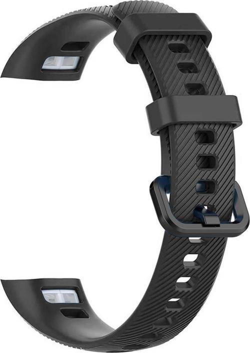 Huawei Honor Band 4 Kordon, Silicone Sport Band Siyah