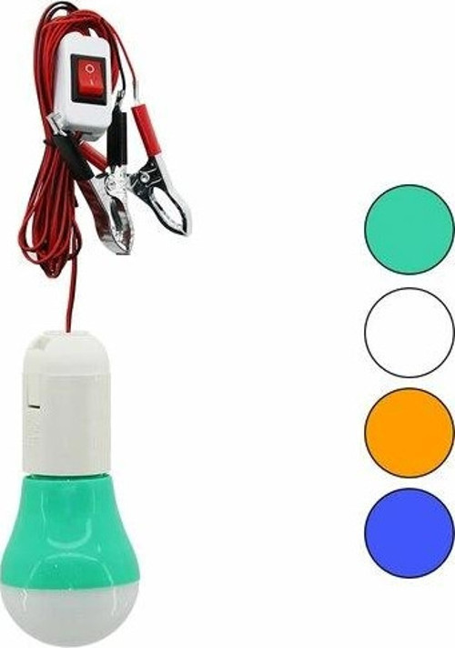 SEYYAR - LED LAMBA AKÜ TAKVİYE KABLOLU= 4MT 12V - 5W (5047)