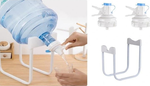 Damacana Musluk Başlığı ve Metal Ayak Stand Seti (5047)