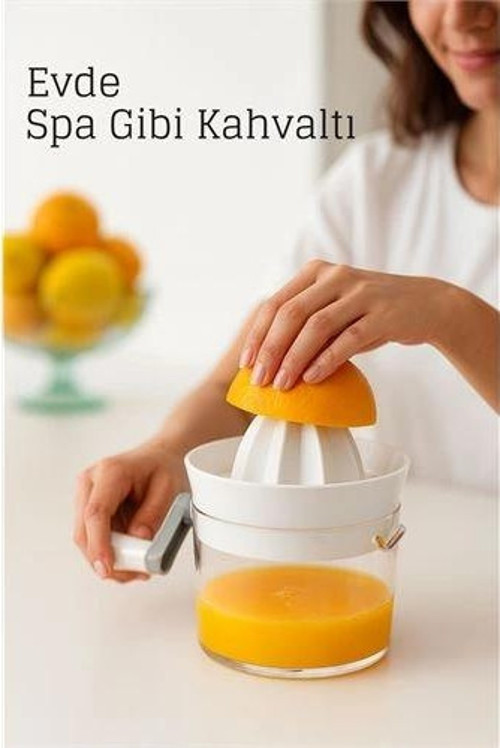 Manuel Kollu Narenciye Sıkacağı – 500 ml Kapasiteli, 17x12 cm, Pratik ve Dayanıklı